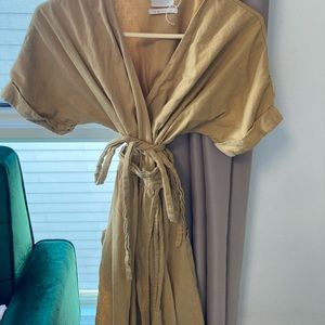 Urban Outfitters Peasant Wrap Dress